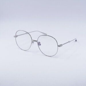 Valentino V-STUD-III VLX-136B Eyeglasses Silver 56mm Round Frame